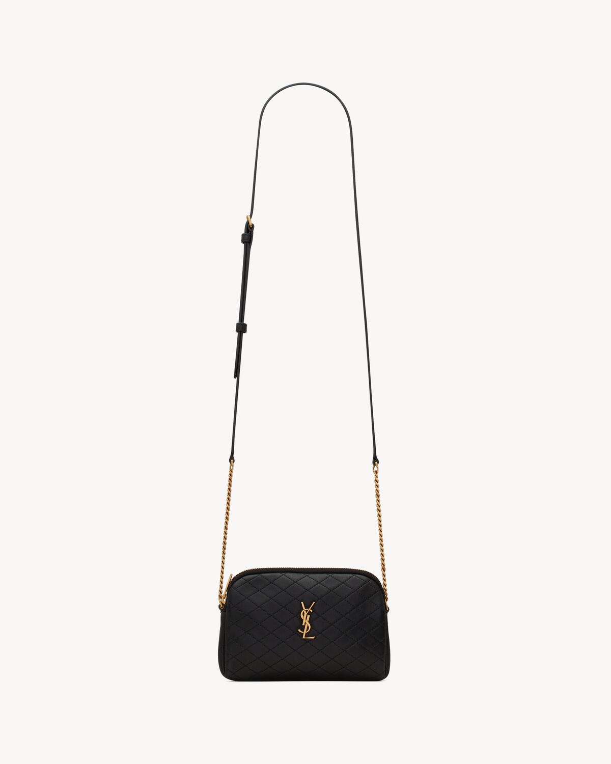 YSL Gaby Zipped Pouch in Quilted Lambskin - Image 1